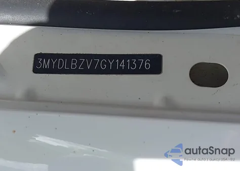 2016 Scion Ia from USA, damaged, VIN 3MYDLBZV7GY141376